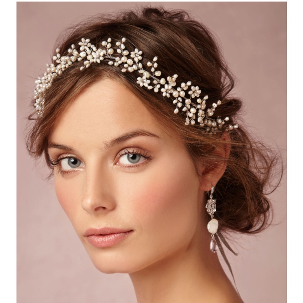 Twigs & Honey (BHLDN) PEARLY DREAMS, Freshwater Pearls Bridal Halo